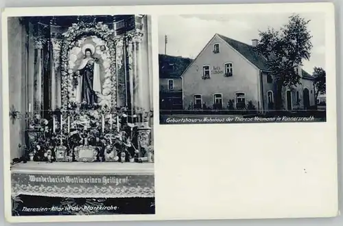Konnersreuth Geburtshaus Therese Neumann  * 1921-1965
