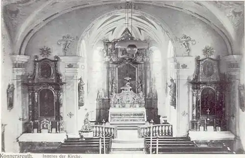 Konnersreuth Inneres der Kirche x 1938