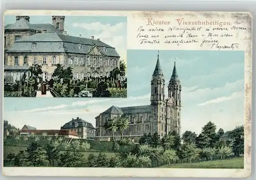 Vierzehnheiligen Kloster x 1904