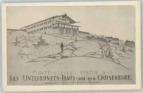 Wunsiedel Wunsiedel Fichtelgebirge [Handschriftlich] Ochsenkopf * 1920 / Wunsiedel /Wunsiedel LKR