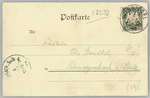 Wunsiedel Wunsiedel Fichtelgebirge Luisenburg Alexanderbad Haberstein x 1898 / Wunsiedel /Wunsiedel LKR