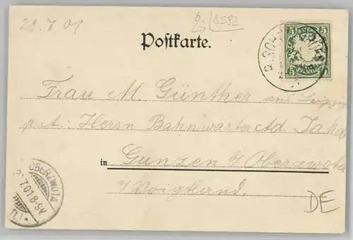 Wunsiedel Wunsiedel Fichtelgebirge Forsthaus Silberhaus x 1901 / Wunsiedel /Wunsiedel LKR