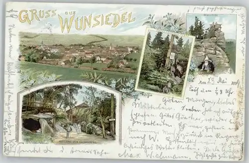 Wunsiedel Wunsiedel Fichtelgebirge Luisenburg Prinz Ludwigs Platz x 1899 / Wunsiedel /Wunsiedel LKR