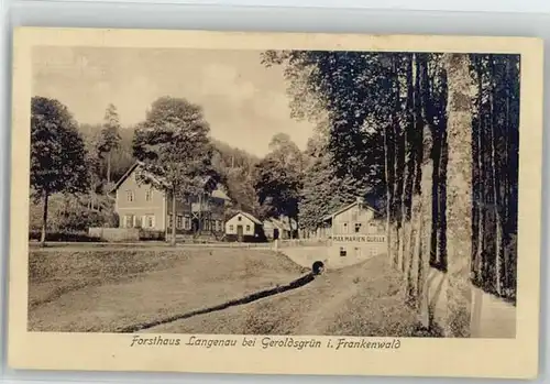 Geroldsgruen Forsthaus Langenau x