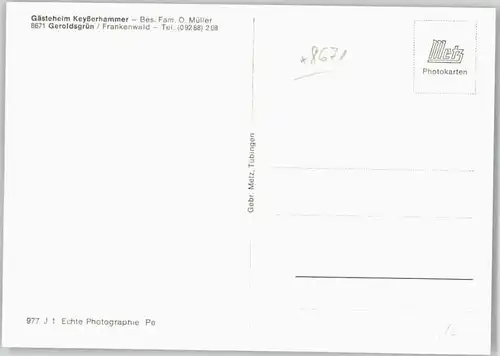 Geroldsgruen Gaesteheim Keyßerhammer *