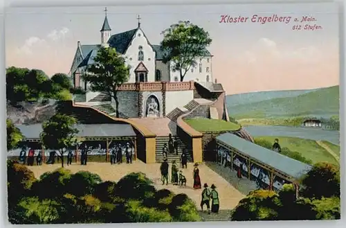 Grossheubach Kloster Engelberg Kuenstlerkarte *