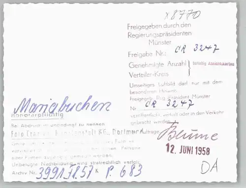 Lohr Main Lohr Main Fliegeraufnahme Mariabuchen * / Lohr a.Main /Main-Spessart LKR