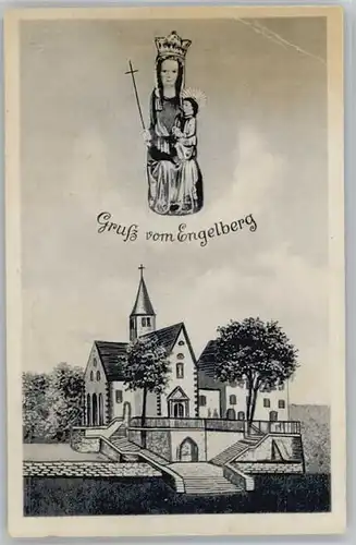 Grossheubach Kloster Engelberg Kuenstlerkarte *