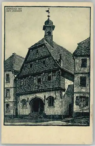 Amorbach Rathaus KuenstlerAlois Leibinger *