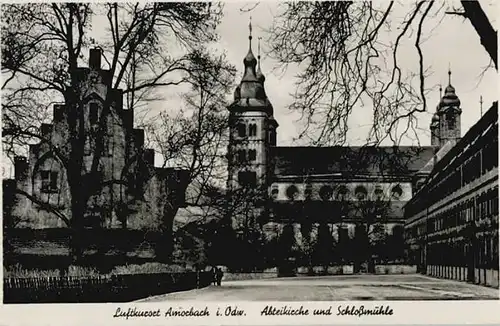 Amorbach Abteikirche Schlossmuehle x