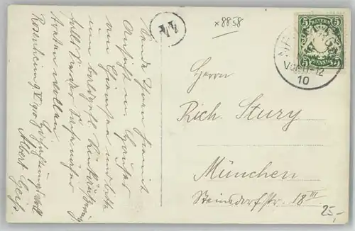 Rosenheim Oberbayern [handschriftlich]  x