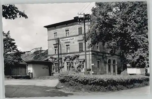 Muennerstadt Muennerstadt Bahnhof * / Muennerstadt /Bad Kissingen LKR