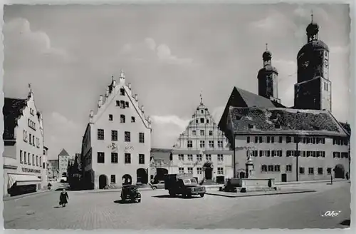 Wemding Marktplatz Rathaus *