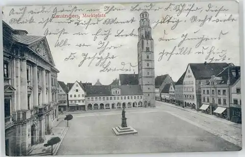 Lauingen Donau Lauingen Marktplatz x / Lauingen (Donau) /Dillingen Donau LKR