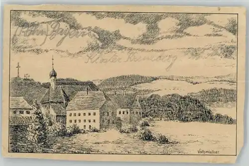 Bischofsheim Rhoen Bischofsheim Kreuzberg Kloster x / Bischofsheim a.d.Rhoen /Rhoen-Grabfeld LKR