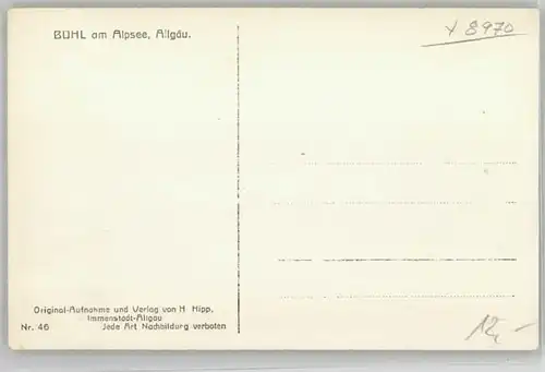 Buehl Alpsee  * 1920