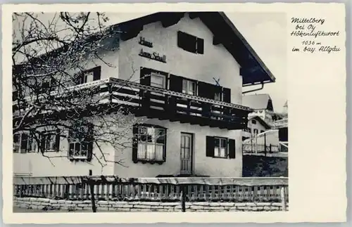 Mittelberg Oy Haus Anny Schall x 1955