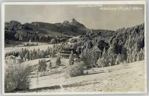 Mittelberg Oy Kinderheilstaette x 1936