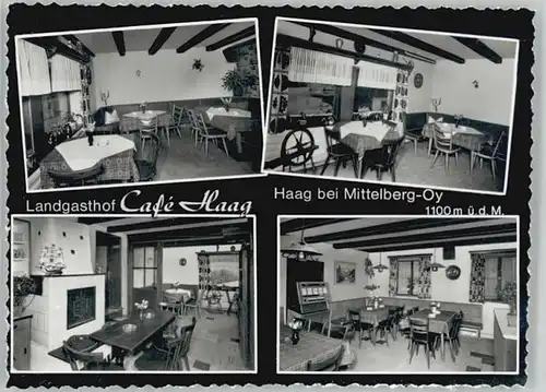 Mittelberg Oy Gasthof Cafe Haag * 1965