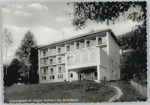 Bad Groenenbach Kurheim Schlosspark *