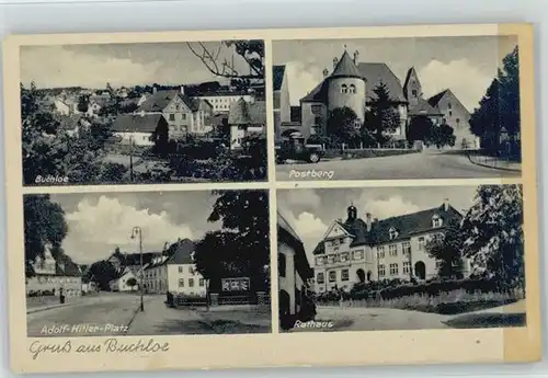 Buchloe Buchloe Rathaus Postberg  x 1947 / Buchloe /Ostallgaeu LKR