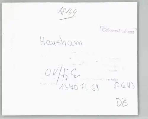 Hausham Fliegeraufnahme o 1968