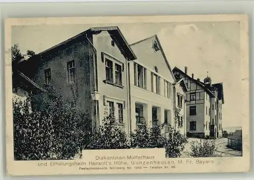 Gunzenhausen Altmuehlsee Diakonissen Mutterhaus x 1914