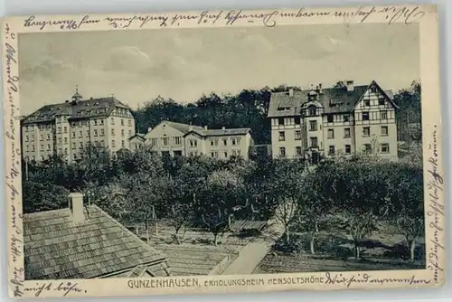 Gunzenhausen Altmuehlsee Erholungsheim Hensoltshoehe x 1925