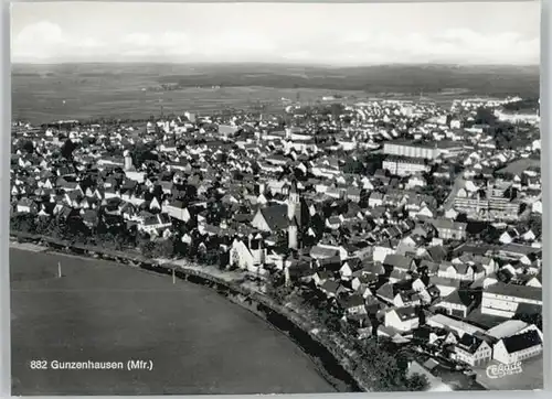 Gunzenhausen Altmuehlsee Gunzenhausen Altmuehlsee Fliegeraufnahme ungelaufen ca. 1965 / Gunzenhausen /Weissenburg-Gunzenhausen LKR