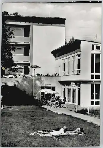 Gunzenhausen Altmuehlsee Gunzenhausen Altmuehlsee Restaurant Stadtbad ungelaufen ca. 1965 / Gunzenhausen /Weissenburg-Gunzenhausen LKR