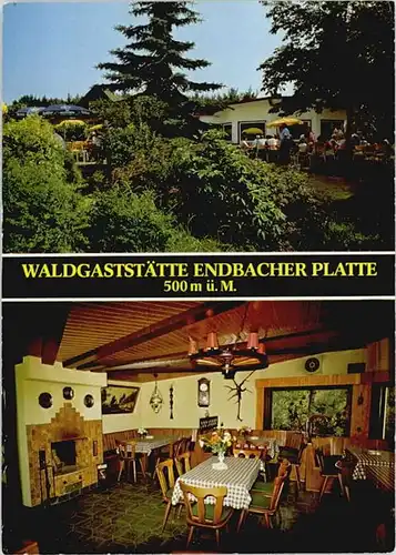 Bad Endbach Gaststaette Endbacher Platte x