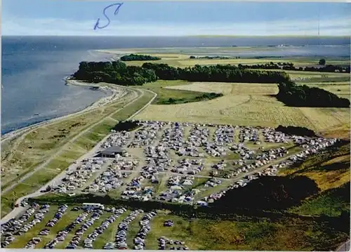 Kappeln Schlei Fliegeraufnahme Campingplatz Oehe *