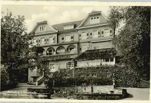 Alsbach Bergstrasse Alsbach Sanatorium Schlossberg * / Alsbach-Haehnlein /Darmstadt-Dieburg LKR
