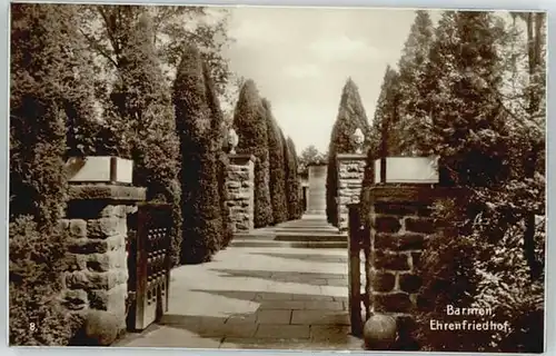 Barmen Wuppertal Ehrenfriedhof *