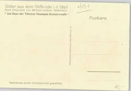 Konnersreuth Haus Therese Neumann KuenstlerMichael Lindner *