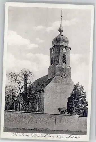 Meissen Sachsen Kirche Wendischbora *