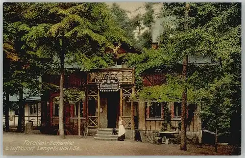 Langebrueck Langebrueck Forellenschaenke x / Dresden /Dresden Stadtkreis