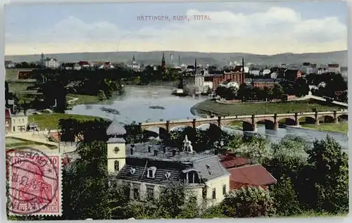 Hattingen Ruhr Hattingen Bruecke x / Hattingen /Ennepe-Ruhr-Kreis LKR