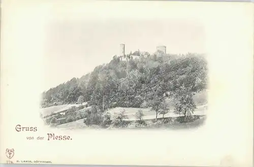 Bovenden [handschriftlich] Burg Plesse *