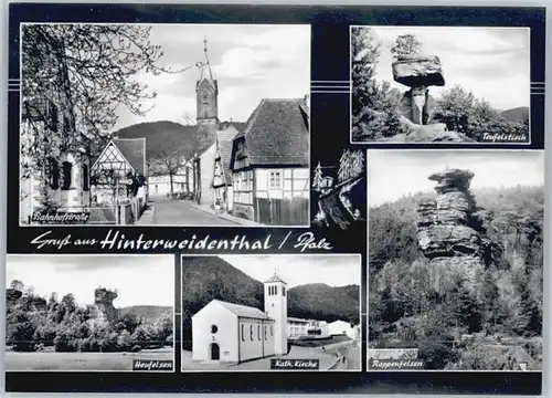 Hinterweidenthal Teufelstich Heufelsen Rappenfelsen *