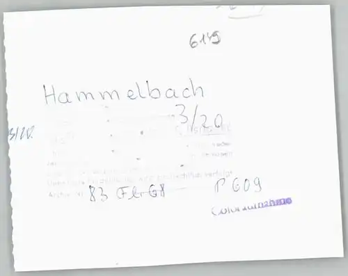 Hammelbach Fliegeraufnahme *