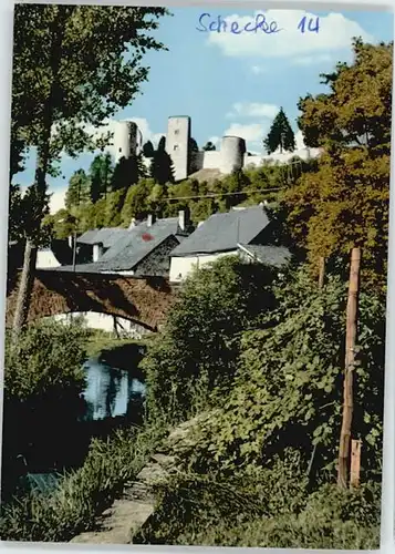 Schoenecken  Schoenecken  Burg * / Schoenecken /Eifelkreis Bitburg-Pruem LKR