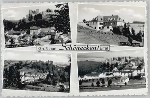 Schoenecken Schoenecken Burg Hotel Burgfrieden * / Schoenecken /Eifelkreis Bitburg-Pruem LKR