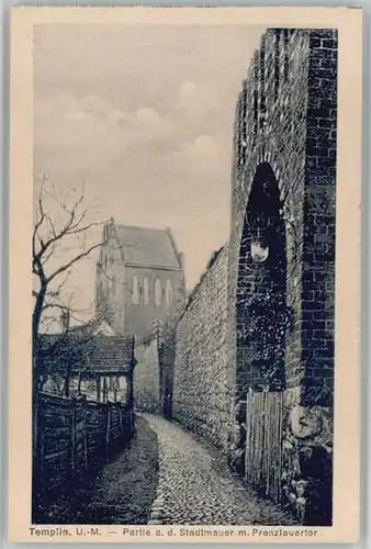 Templin Templin Stadtmauer Prenzlauertor * / Templin /Uckermark LKR