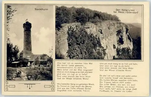 Hessisch Oldendorf Suentelturm Hohenstein x