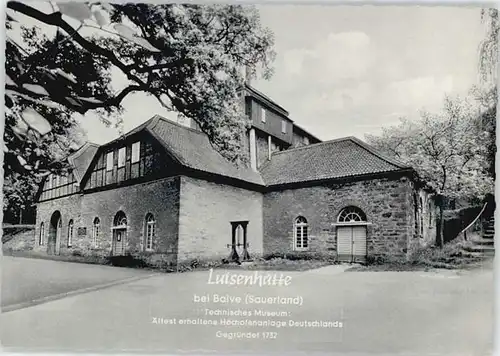 Balve Luisenhuette Technisches Museum *