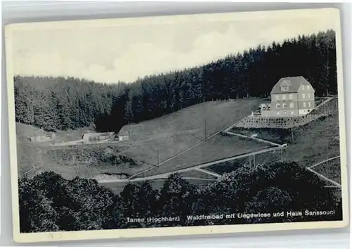 Tanne Harz Waldfreibad Haus Sanssouci x