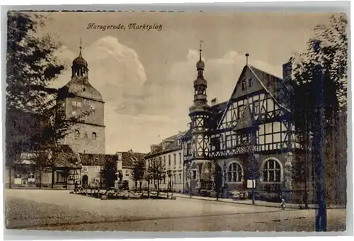 Harzgerode Marktplatz *