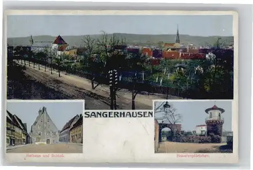 Sangerhausen Rathaus Schloss Husarenpfoertchen x