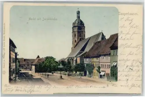 Sangerhausen Markt Jacobikirche x